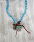 Playful Flower Ceramic Necklace