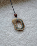 Moss Green Ceramic Necklace