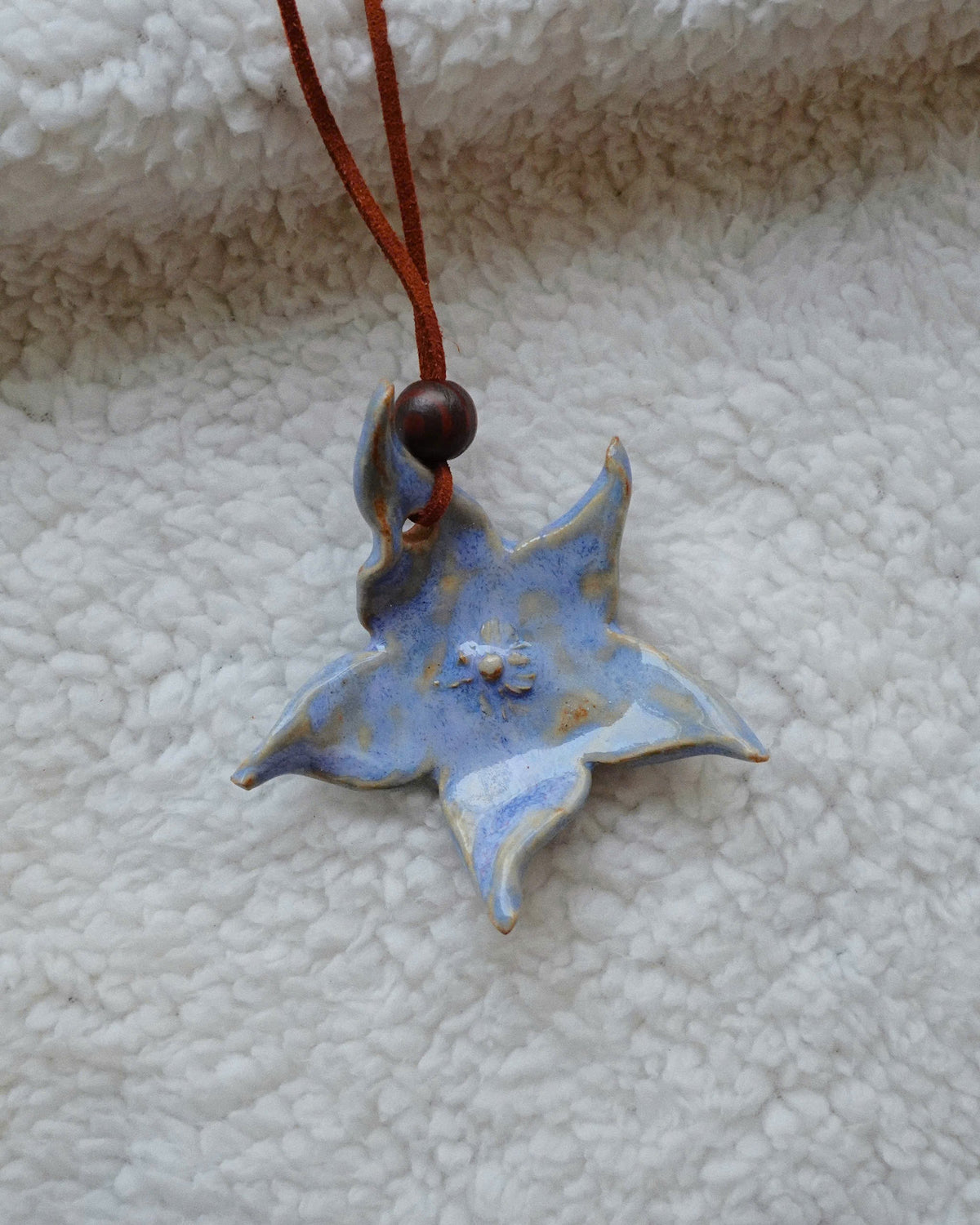 Celestial Bloom Ceramic Necklace