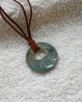 Moss Green Ceramic Necklace