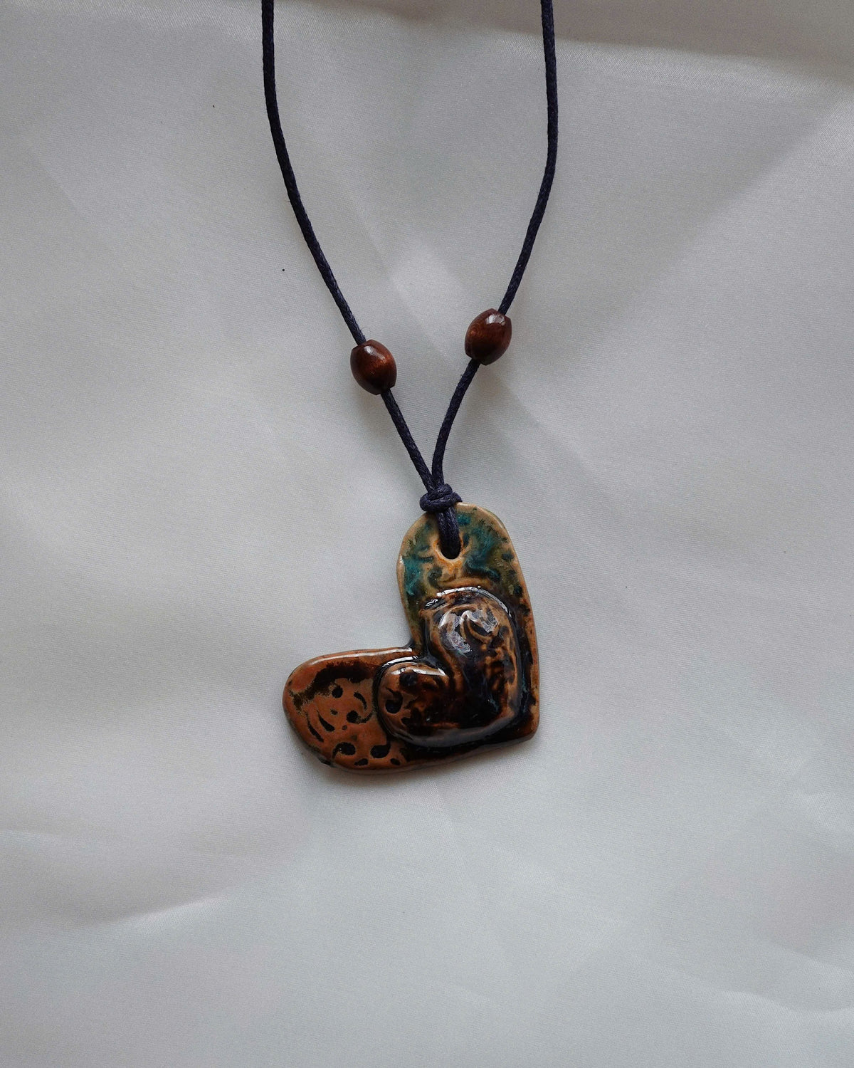 Heart Ceramic Necklace