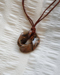 Brownie Winding Ceramic Necklace